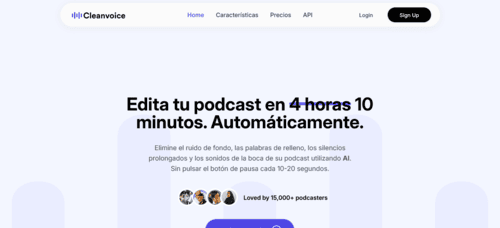 Cleanvoice.ai - Inteligencia Artificial (IA) - inteligenciaartificialia.info