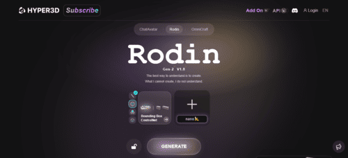 Hyper3D.ai - Inteligencia Artificial (IA) - inteligenciaartificialia.info