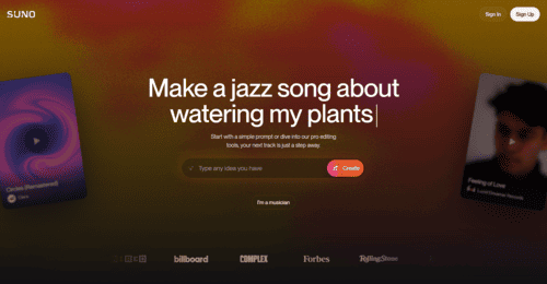 Suno.com - Inteligencia Artificial (IA) - inteligenciaartificialia.info