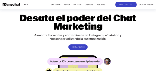 Manychat.com - Inteligencia Artificial (IA) - inteligenciaartificialia.info