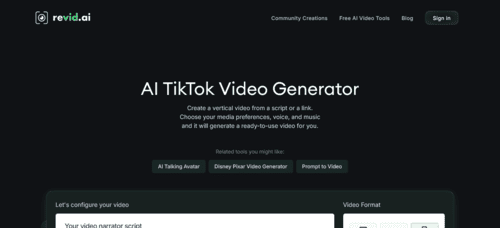 Revid.ai - Inteligencia Artificial (IA) - inteligenciaartificialia.info