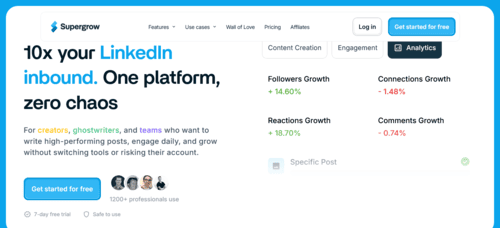 Supergrow.ai - Inteligencia Artificial (IA) - inteligenciaartificialia.info